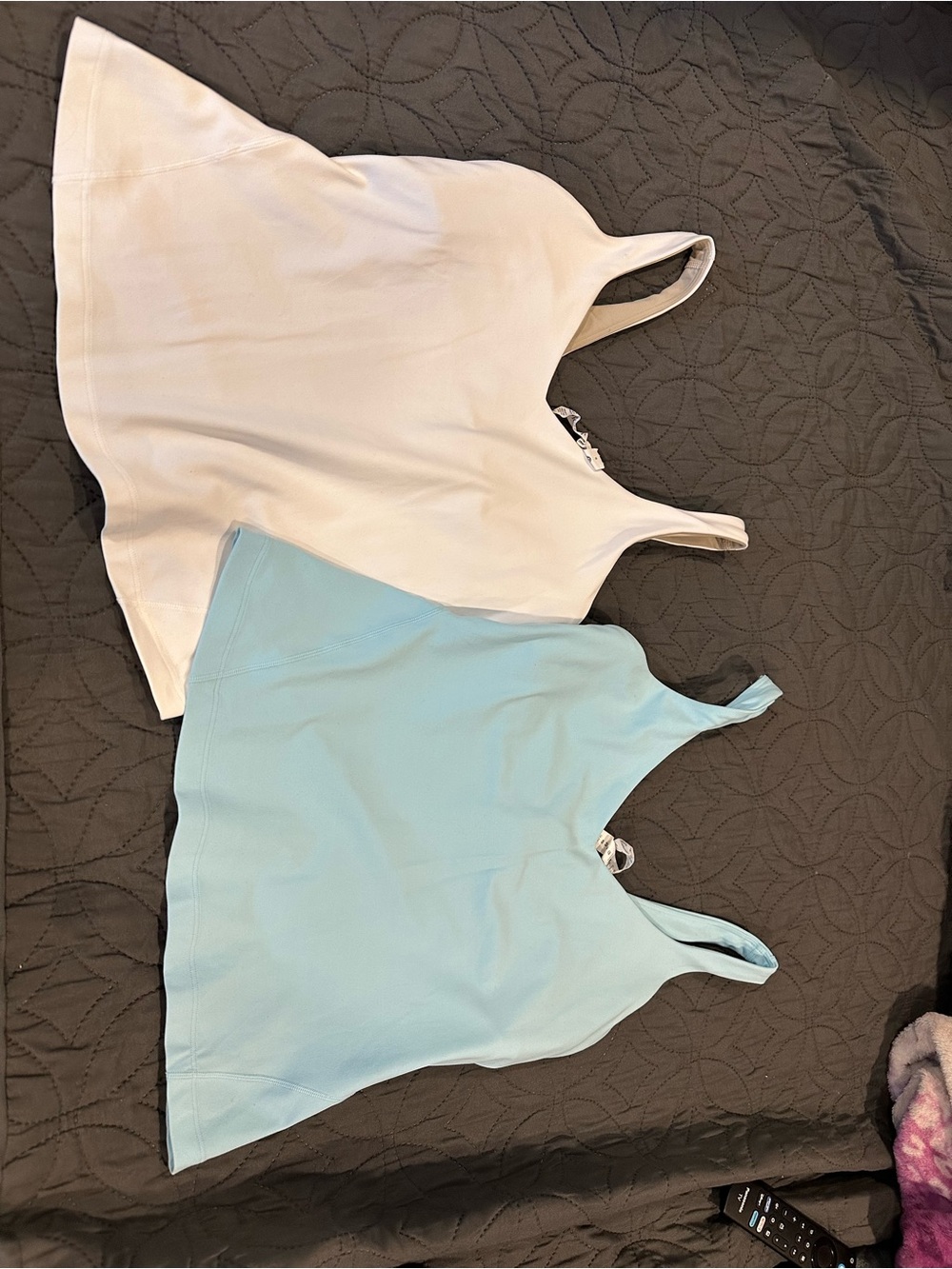 lululemon athletica Light Blue Racerback Tank Top